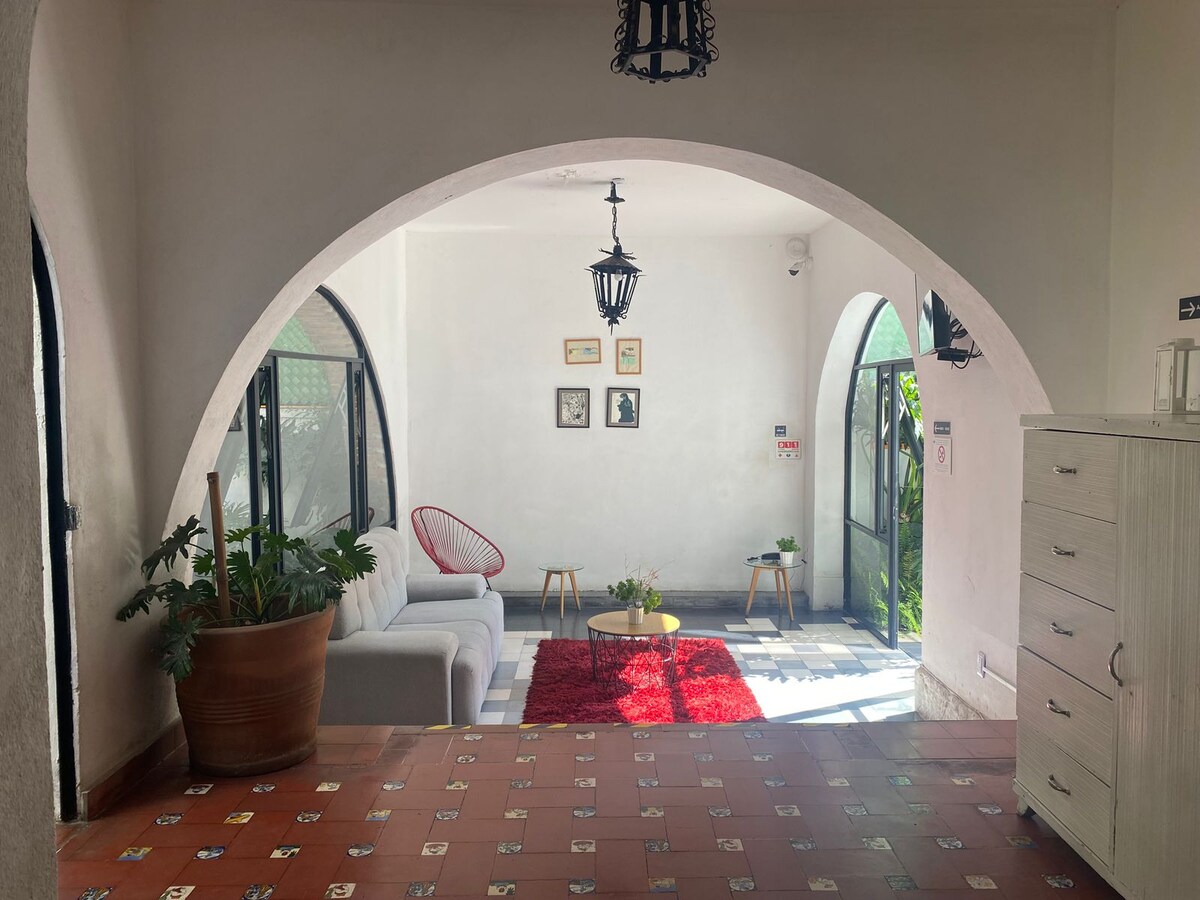Loft Hippie Chic Coyoacán · Alberca · Gym A107